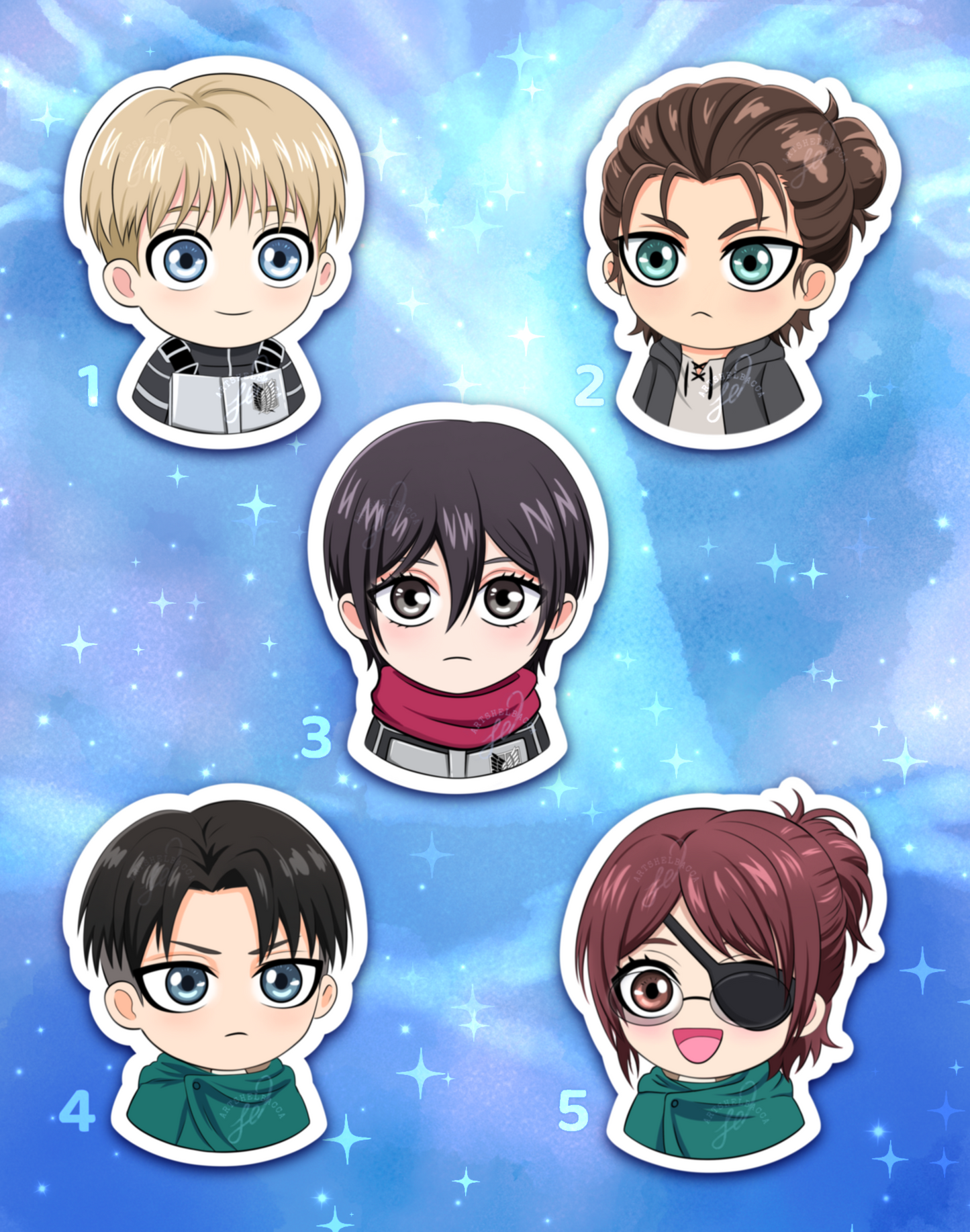 AoT Stickers